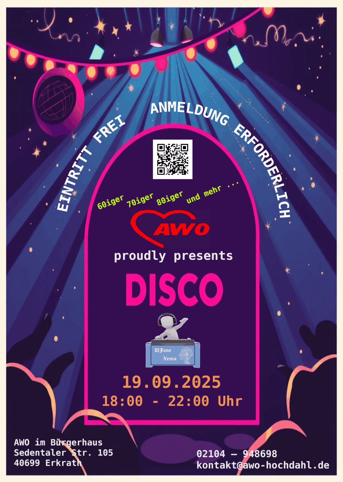 Retro-Party 2025 bei der AWO – Ein musikalisches Zeitreise-Event